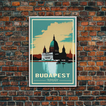 Carregar imagem no visualizador da galeria, Budapest, Hungary, European Wall Art, City Wall Art, Travel Wall Print, Travel Poster, Travel Artwork, Travel Wall Art, Canvas Wall Print
