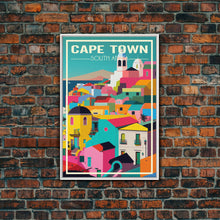 Carregar imagem no visualizador da galeria, Cape Town, South Africa Wall Art, Africa Travel Poster, Travel Wall Print, Travel Poster, Travel Wall Art, Canvas Wall Print
