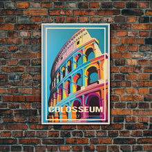 Cargar imagen en el visor de la galería, Colosseum, Rome Wall Art, Italy Travel Poster, Europe Wall Art, Travel Wall Print, Travel Poster, Travel Wall Art, Canvas Wall Print
