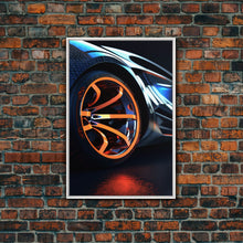 Carregar imagem no visualizador da galeria, Car Guy Wall Art, Exotic Super Car Deep Dish Rims, Office or Man Cave Art, Automotive Photography, Sports Car Wall Art

