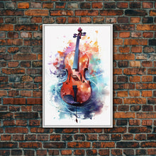 Carregar imagem no visualizador da galeria, Galaxy Cello Gift, Banjo Wall Art Canvas Print, Stringed Instruments, Cello Art, Banjo Poster Print, Cello Gifts, Musical Art
