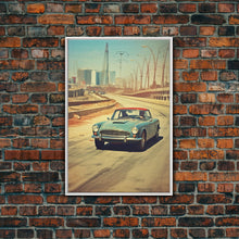 Cargar imagen en el visor de la galería, Classic Car Wall Art, Canvas Print, Wall Hanging, Portrait Art, Car Lover Gift, Sports Car Wall Art, Appreciation Gift, Apartment Wall Decor
