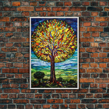 Carregar imagem no visualizador da galeria, Abstract Art, Tree Wall Art, Nature Print, Canvas Print, Wall Hanging, Portrait Art, New Homeowner Gift, Above Bed Art, Entryway Prints
