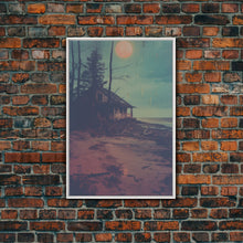 Carregar imagem no visualizador da galeria, Beach House Wall Art, Beach Wall Art, Cabin Art, Canvas Print, Wall Hanging, Portrait Art, Home Wall Decor, Living Room Prints, Travel Print
