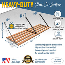 Load image into Gallery viewer, DIY Garage Shelving Kit - Wood Not Included
