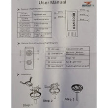 Carregar imagem no visualizador da galeria, 3-in-1 Remote Control for Ceiling Fan
