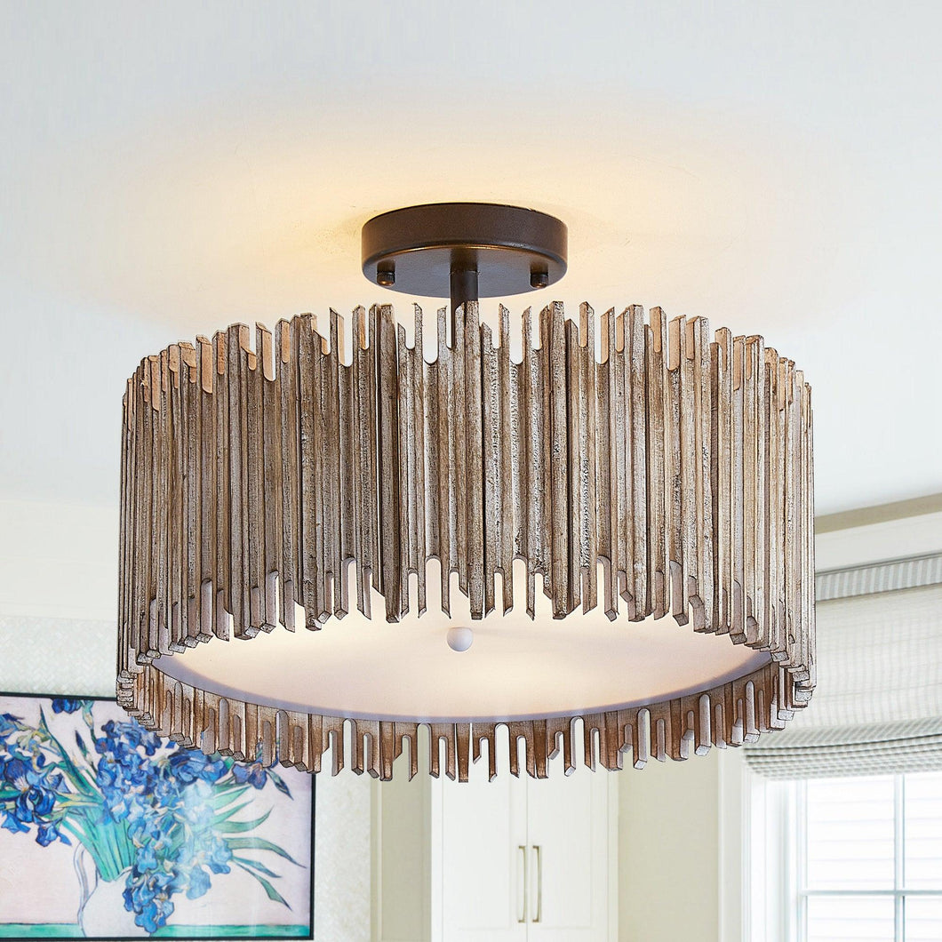 3-Light Farmhouse LED Ceiling Lighting