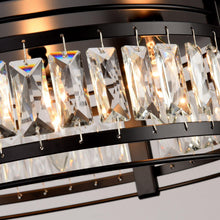 Cargar imagen en el visor de la galería, 3-Light Modern Crystal Flush Mount Ceiling Light
