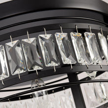 Cargar imagen en el visor de la galería, 3-Light Modern Crystal Flush Mount Ceiling Light
