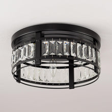 Cargar imagen en el visor de la galería, 3-Light Modern Crystal Flush Mount Ceiling Light
