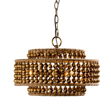 Cargar imagen en el visor de la galería, 3-Light Rustic Golden LED Pendant Light
