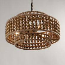 Cargar imagen en el visor de la galería, 3-Light Rustic Golden LED Pendant Light
