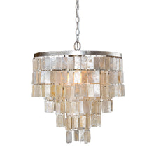 Cargar imagen en el visor de la galería, 3-Light Traditional Shell Pendant Lighting
