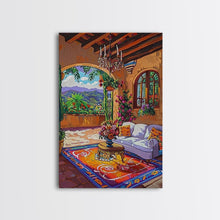 Load image into Gallery viewer, Cozy Southwestern Kitchen Framed Canvas Print Colorful Mexican Style Best Gift Home Decor Wall Art Bright Above Sofa Art

