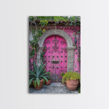 Cargar imagen en el visor de la galería, Change456 Architecture Print, 19th Century Architecture Photography, Mexico City Wall Art, Wood Framed Canvas Print

