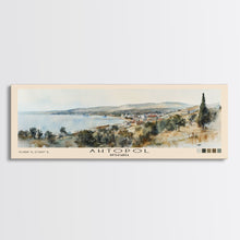 Load image into Gallery viewer, Ahtopol, Bulgaria Watercolor Beach Print, Vacation Gift, Bulgaria Wall Art, Beach Painting, Beach Decor, Beach Painting
