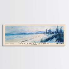 Carregar imagem no visualizador da galeria, Almonta Beach, Australia Watercolor Beach Print, Vacation Gift, Australia Wall Art, Framed Canvas Print, Framed Beach Painting

