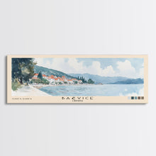 Load image into Gallery viewer, Bačvice, Croatia Watercolor Beach Print, Vacation Gift, Croatia Wall Art, Beach Painting, Beach Decor, Beach Painting
