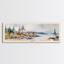 Load image into Gallery viewer, Bonaventure Island, Canada Watercolor Beach Print, Vacation Gift, Canada Wall Art, Beach Painting, Beach Decor, Beach Painting
