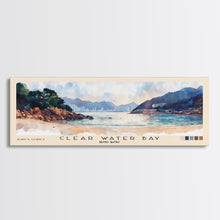 Cargar imagen en el visor de la galería, Clear Water Bay, Hong Kong Watercolor Beach Print, Vacation Gift, Hong Kong Wall Art, Framed Canvas Print, Framed Beach Painting
