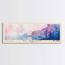 Load image into Gallery viewer, El Hierro, Spain Watercolor Beach Print, Vacation Gift, Spain Wall Art, Beach Painting, Beach Decor, Beach Painting
