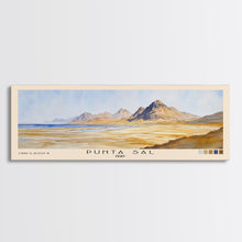 Load image into Gallery viewer, Punta Sal, Peru Watercolor Beach Print, Vacation Gift, Peru Wall Art, Beach Painting, Beach Decor, Beach Painting
