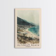 Load image into Gallery viewer, Altinkum Beach, Turkey Watercolor Beach Print, Vacation Gift, Turkey Wall Art, Beach Painting, Beach Decor, Beach Painting
