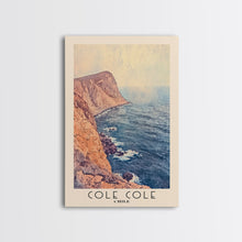 Load image into Gallery viewer, Cole Cole, Chile Watercolor Beach Print, Vacation Gift, Chile Wall Art, Beach Painting, Beach Decor, Beach Painting
