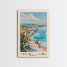 Load image into Gallery viewer, Elbow Cay, Abaco Islands, Bahamas Watercolor Beach Print, Vacation Gift, Bahamas Wall Art, Beach Painting, Beach Decor, Beach Painting
