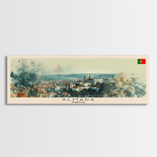 Carregar imagem no visualizador da galeria, Alicante Spain Travel Art, City Art, Framed Canvas Print or Metal Wall Art, Europe Travel Poster, Panoramic Wall Art, Extra Wide Wall Art
