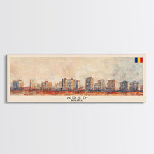 Carregar imagem no visualizador da galeria, Arad Romania Travel Art, City Art, Framed Canvas Print or Metal Wall Art, Europe Travel Poster, Panoramic Wall Art, Extra Wide Wall Art
