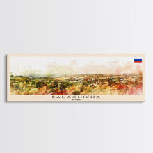 Carregar imagem no visualizador da galeria, Balashikha Russia Travel Art, City Art, Framed Canvas Print or Metal Wall Art, Europe Travel Poster, Panoramic Wall Art, Extra Wide Wall Art
