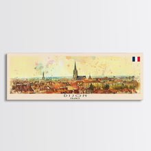 Load image into Gallery viewer, Dijon France Travel Art, City Art, Framed Canvas Print or Metal Wall Art, Europe Travel Poster, Panoramic Wall Art, Extra Wide Wall Art
