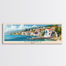 Carregar imagem no visualizador da galeria, Acharnes Greece Travel Print Wall Art, Panoramic City Art, Travel Art, Wall Decor, Vacation Gift, Framed Canvas Print Or Metal Art
