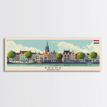 Carregar imagem no visualizador da galeria, Bremen Germany Wall Art, Panoramic Travel Poster, Panoramic Framed Canvas Print, City Wall Art, Wall Hanging Home Decor, Travel Art
