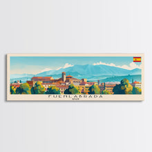 Cargar imagen en el visor de la galería, Fuenlabrada Spain Wall Art, Panoramic Travel Poster, Panoramic Framed Canvas Print, City Wall Art, Wall Hanging Home Decor, Travel Art
