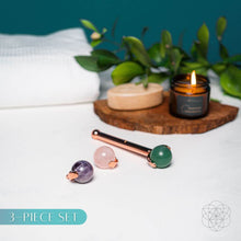 Load image into Gallery viewer, 3-in-1 Crystal Face Roller Set
