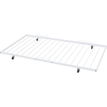 Load image into Gallery viewer, Full XL Over Queen Metal Bunk Bed with Twin Size Trundle, White
