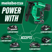 Carregar imagem no visualizador da galeria, Metabo HPT N1804DAM 18V MultiVolt™ Brushless 18-Gauge 1/4" Narrow Crown Stapler
