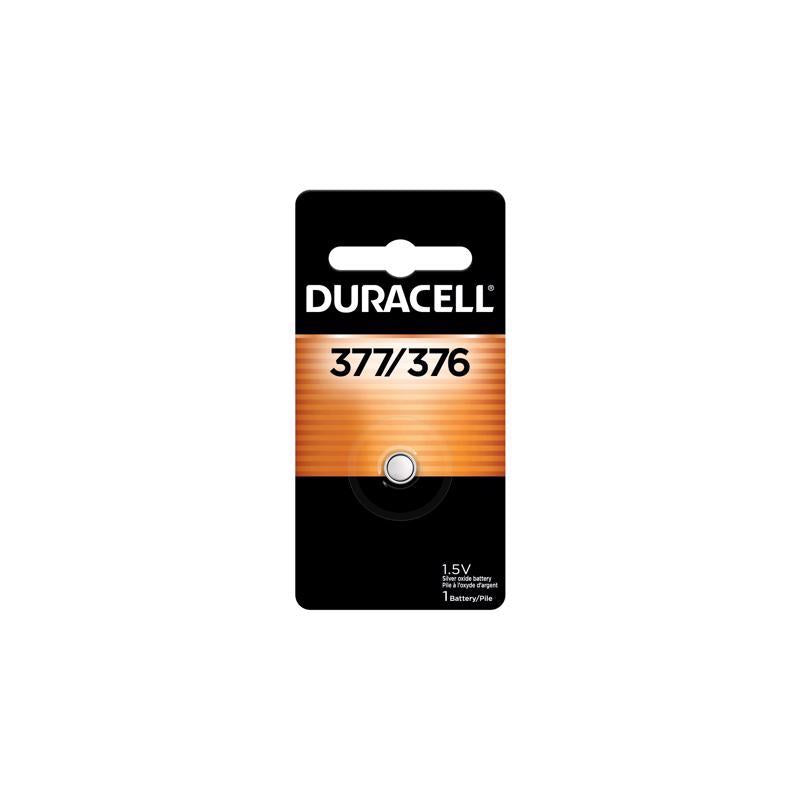 Duracell Silver Oxide 376/377 1.5 V 28 mAh Electronic/Watch Battery 1 pk