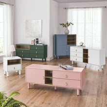 Load image into Gallery viewer, With 5 drawers storage cabinet drawer cabinet multifunctional storage cabinet modern drawer cabinet wooden storage cabinet leather handle drawer cabinet home storage cabinet office cabinet
