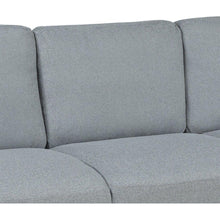Cargar imagen en el visor de la galería, 3-Seat Sofa Living Room Linen Fabric Sofa (Gray)

