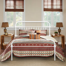 Carregar imagem no visualizador da galeria, 86.4&quot; L X 59.6&quot; W X 44&quot; H Metal Bed Frame Queen Size Standerd Bed Frame - WHITE
