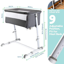 Load image into Gallery viewer, Daming bedside bassinet with wheels
