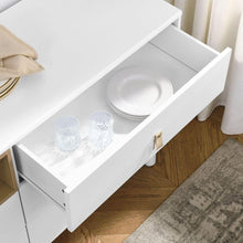 Load image into Gallery viewer, With 5 drawers storage cabinet drawer cabinet multifunctional storage cabinet modern drawer cabinet wooden storage cabinet leather handle drawer cabinet home storage cabinet office cabinet
