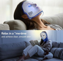 Load image into Gallery viewer, NEWKEY Blue Light Therapy for Acne, 7 Colors LED Face Mask Light Therapy, Blue Red Light Therapy Mask for Wrinkle Acne - Photon Skin Care Beauty Masks
