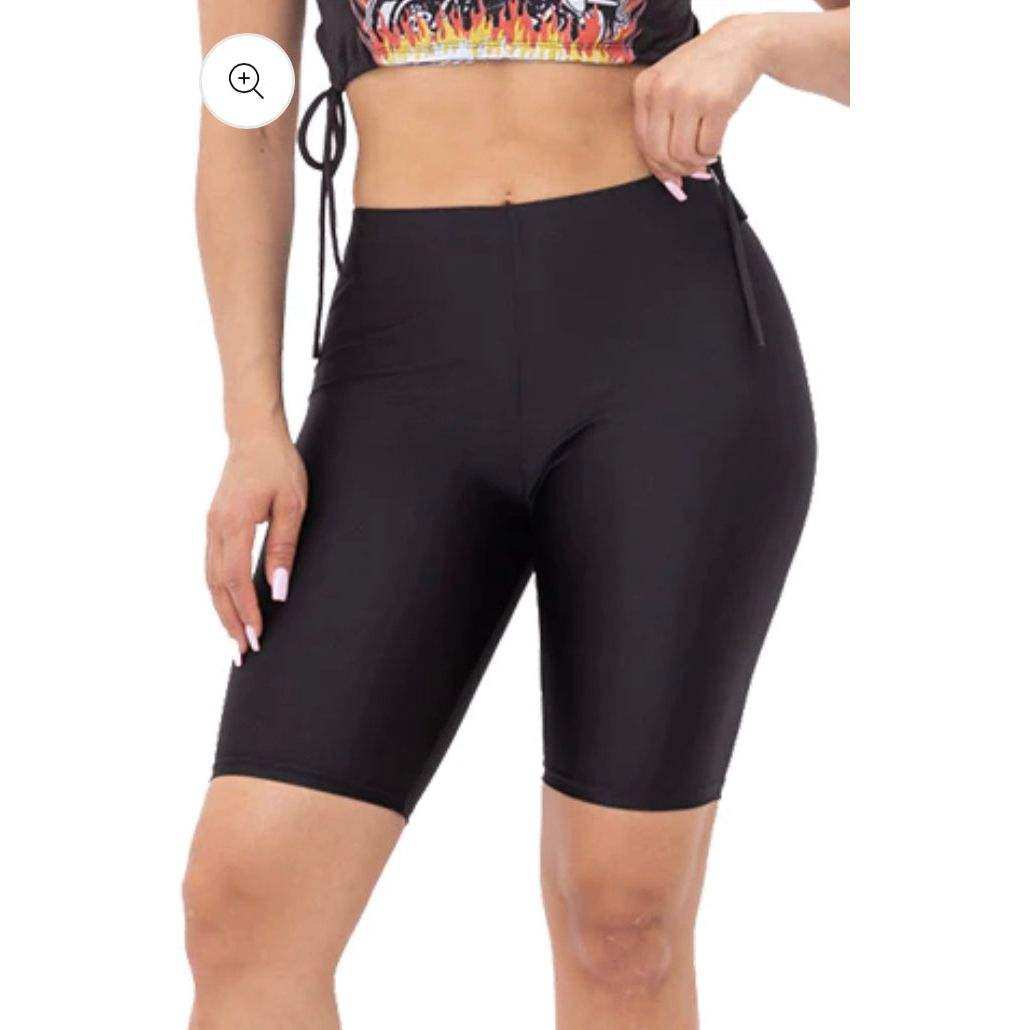 NYLON BIKER SHORTS