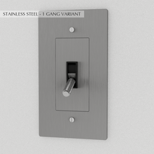 Load image into Gallery viewer, The Brass Toggle Switch (1 to 5 Gang)
