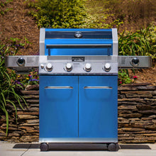Load image into Gallery viewer, 35633B | Matte Blue Infrared Propane Gas Grill
