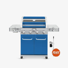 Carregar imagem no visualizador da galeria, 35633B | Matte Blue Infrared Propane Gas Grill
